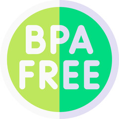 bpa free illustration on a white background    