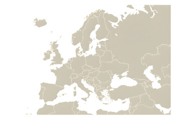 Detailed Political Map of Europe: Borders, Countries, and Regions