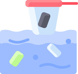 cleaning illustration on a white background    