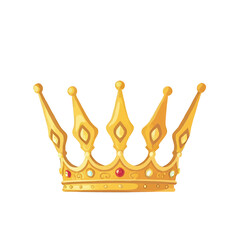 Golden-Crown-Royalty-Jewels-King-Queen-Tiara-Illustration