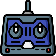 controller illustration on a white background    