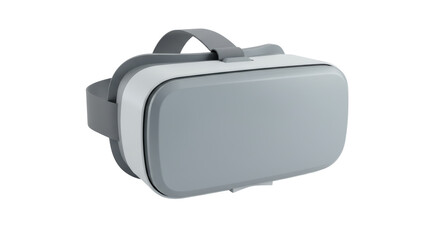 Isolated Gray VR Headset