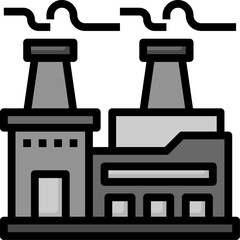 factory illustration on a white background    
