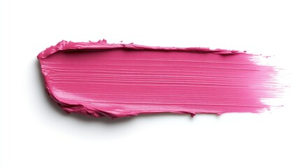 Pink lipstick swatch creamy texture beauty product shot