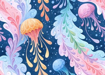 sea seamless pattern