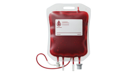 Isolated Blood Bag