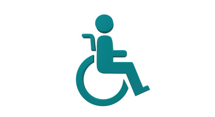Isolated Wheelchair Symbol