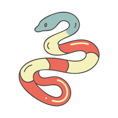 Snake Curled Up Icon Reptile Animal Serpent Transparent Background