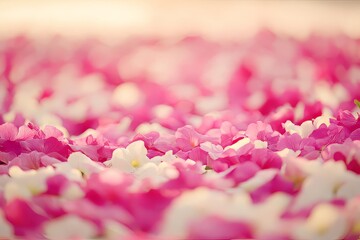 Delicate pink and white flower petals in a soft focus.