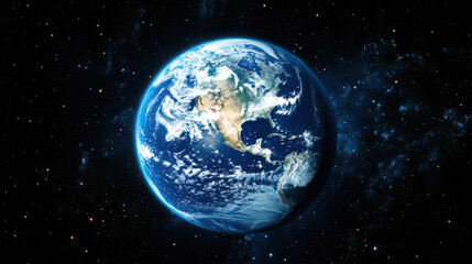 Connected World: Global Network Concept and Telecommunication Across Planet Earth

