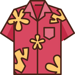 shirt illustration on a white background    