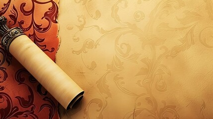 Paper Silk Scroll Background
