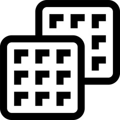 waffle illustration on a white background   