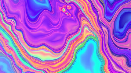 Abstract liquid vibrant colours, very colourful, ray tracing, unity URP shaders
