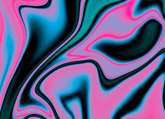 Y2k futuristic texture, abstract gradient background. Colorful liquid metal, retro psychedelic backdrop
