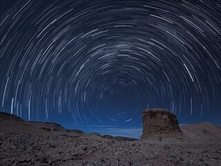Astrophotography over the Atacama Desert. The best place in the world for astronomical observation.