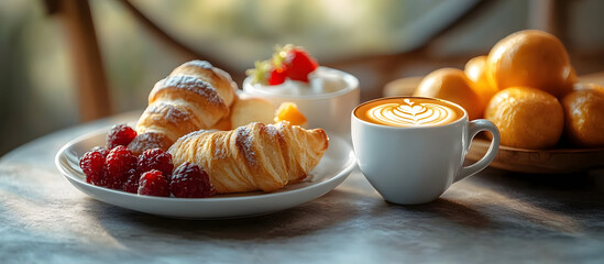 A morning refreshment consisting of breakfast and a coffee break.