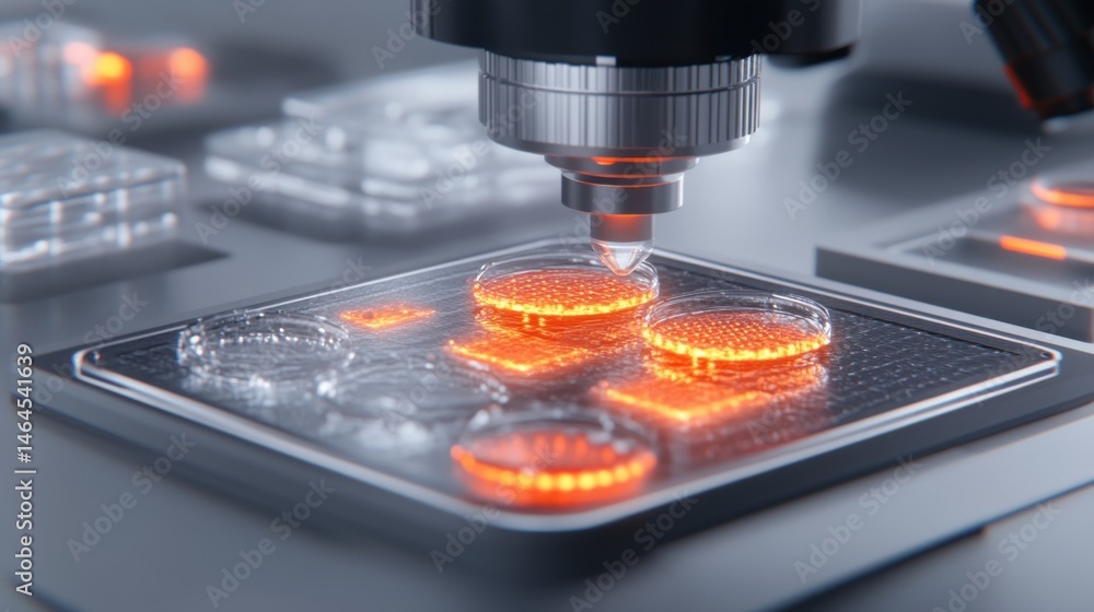 Poster microscopic sample processing in modern lab setting