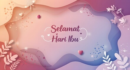 Selamat Hari Ibu: Watercolor Floral Design