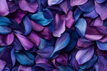 Naklejka premium A close-up view of vibrant flower petals.