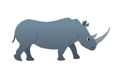 Add a touch of wilderness to your projects with this simple yet cool looking rhino vector graphic.