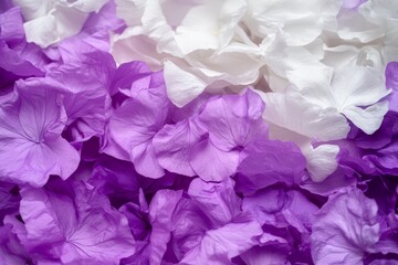 Close-up view of delicate purple and white flower petals.