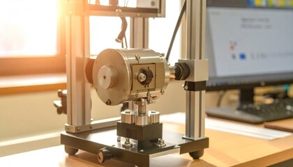 Fototapeta premium Machine Device Testing Lab Experiment