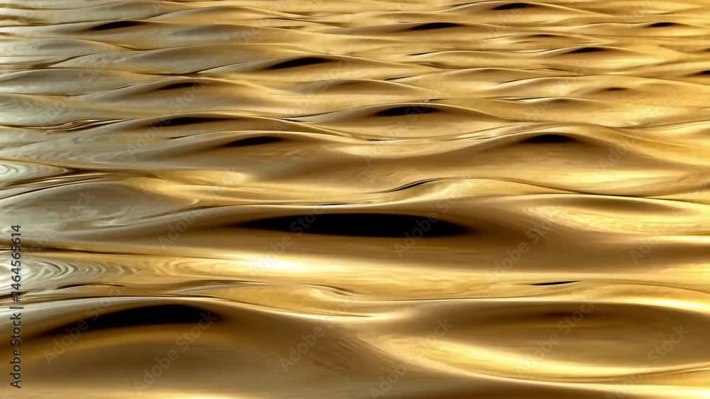 Poster golden shimmering water surface creating a mesmerizing backdrop for various creative projects