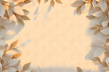 Peaceful Mauve Leaf Poster for Eco Design