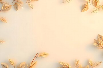 Peaceful Mauve Leaf Poster for Eco Design