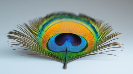 Obraz premium Peacock feather detail (1)