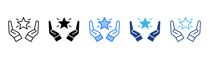 Grit Icon Set With Multiple Style Collection 