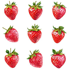 Set of Strawberry png