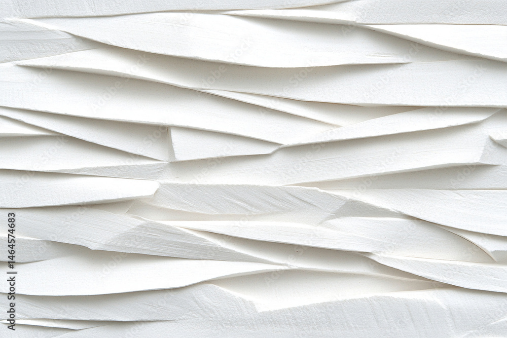 Aufkleber minimalist sand dune patterns create a chaotic yet soothing texture on a white surface
