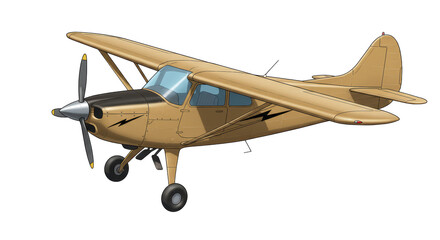 Isolated Classic Airplane