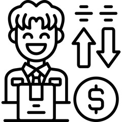 Cash On Delivery Icon Vector Element