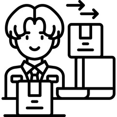 Customer Service Icon Vector Element