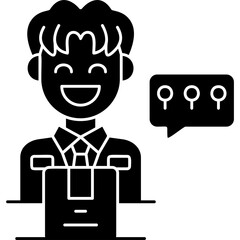 Delivery Message Icon Vector Element