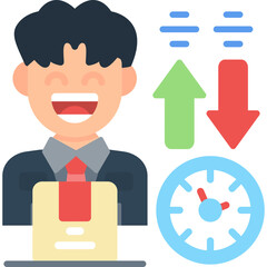 Delivery Time Icon Vector Element