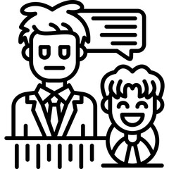 Employee Engagement Icon Vector Element