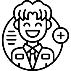 New Account Icon Vector Element