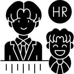 Hr Manager Icon Vector Element