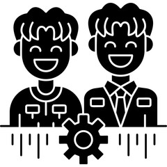 Employee Engagement Icon Vector Element