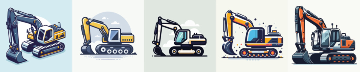 Excavator vector for project purposes