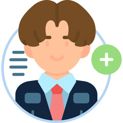 New Account Icon Vector Element