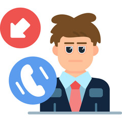 Inbound Icon Vector Element