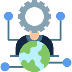 Networking Icon Vector Element