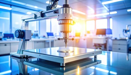 Inspection Machine in Bright Laboratory