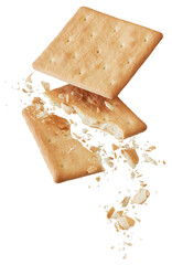 broken crackers