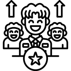 Team Icon Vector Element